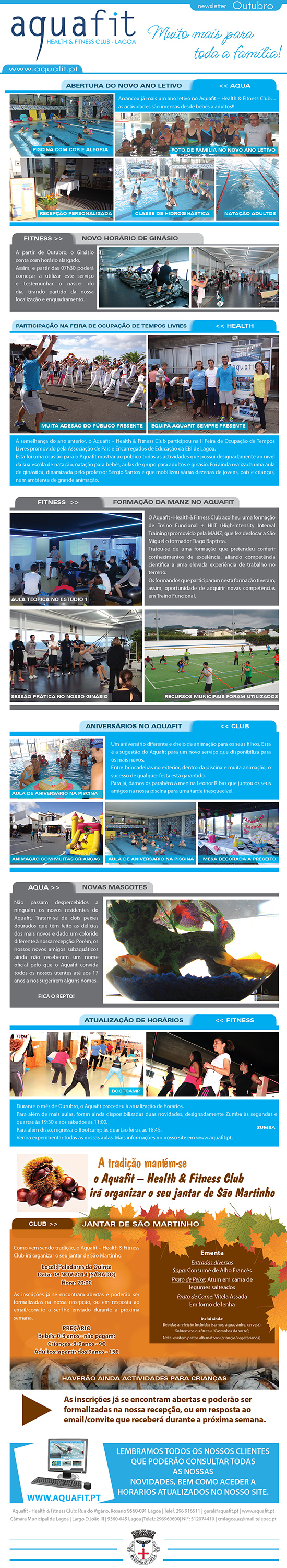 Outubro 2014 - Aquafit