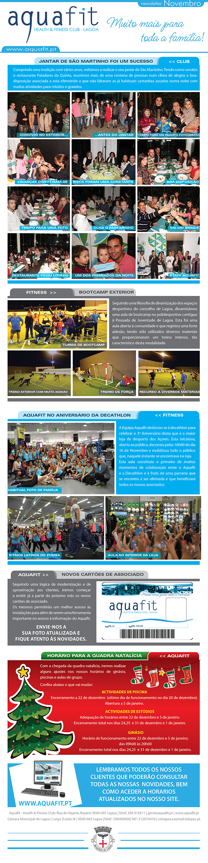 Newsletter - Novembro - Aquafit