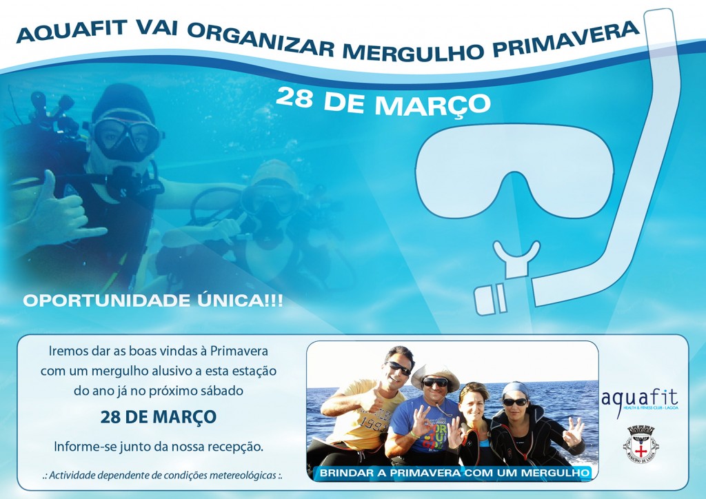 cartaz mergulho