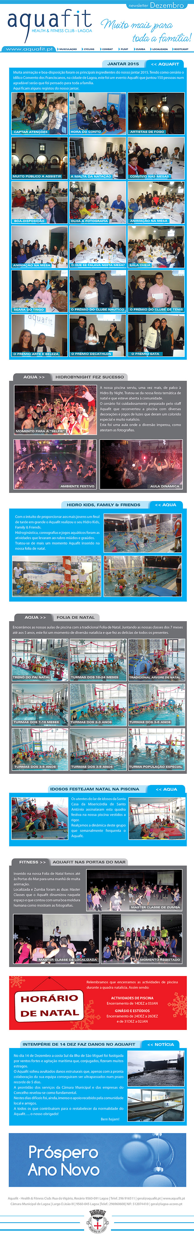 Newsletter - DezembroAquafit