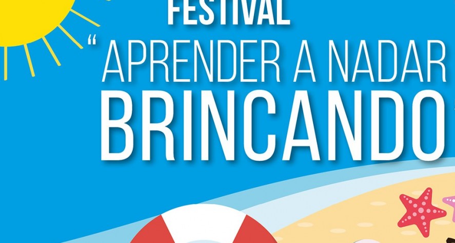 Cartaz - Aprender a nadar brincando