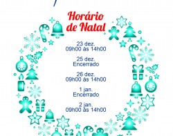 Horário de Natal Aquafit 2017