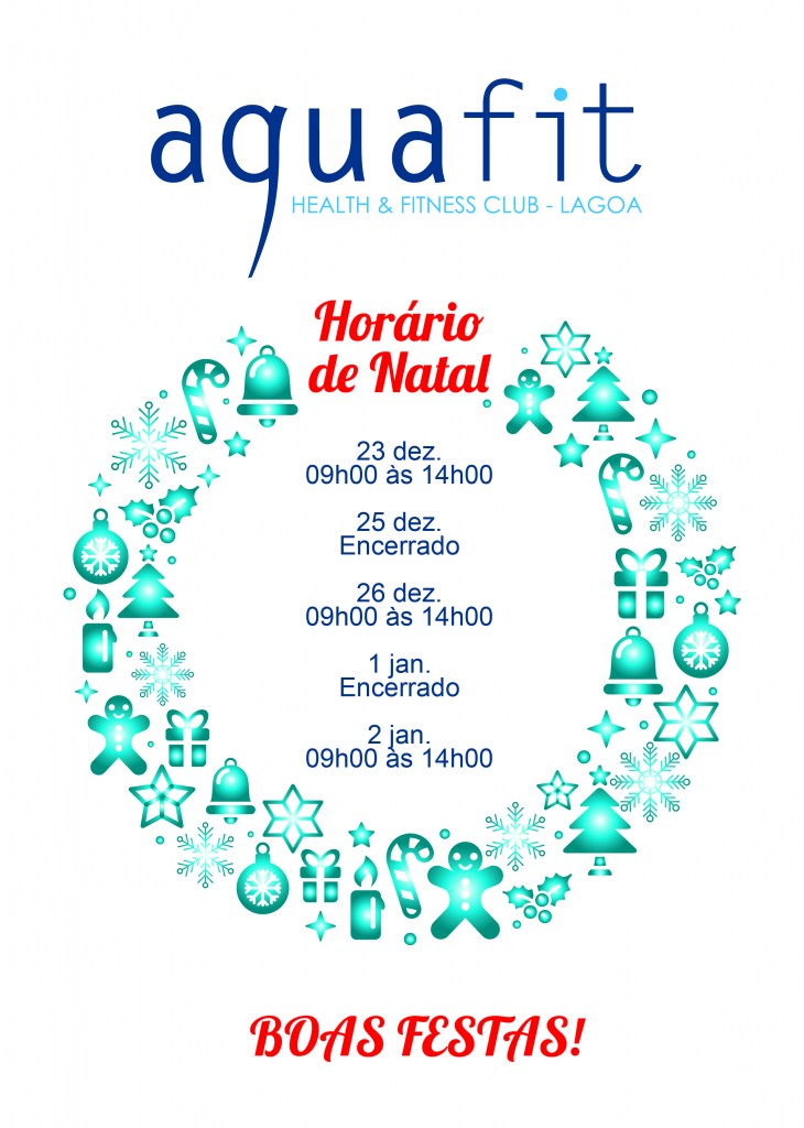 Horário de Natal Aquafit 2017