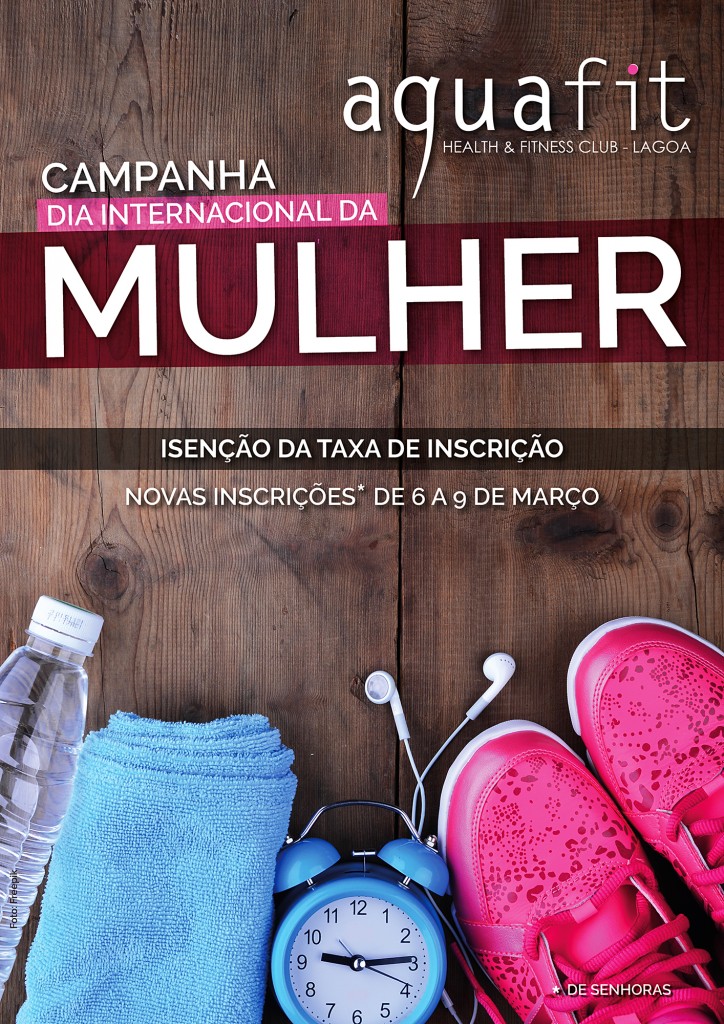 Cartaz - Aquafit - Dia da Mulher